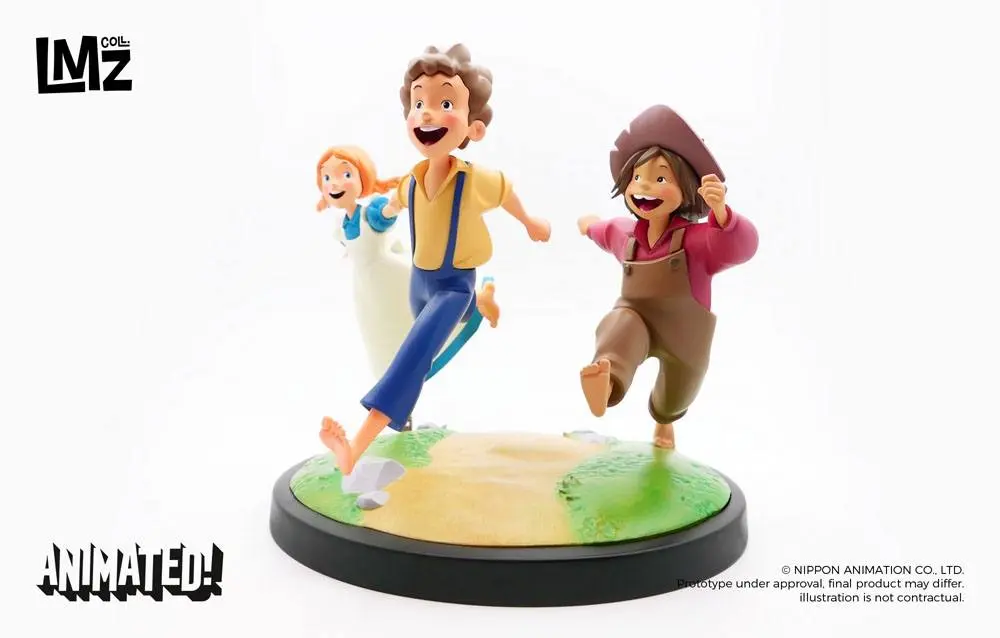 The Adventures of Tom Sawyer Animated! Statua Tom, Huck & Becky 23 cm fotografija proizvoda