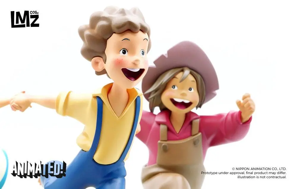 The Adventures of Tom Sawyer Animated! Statua Tom, Huck & Becky 23 cm fotografija proizvoda