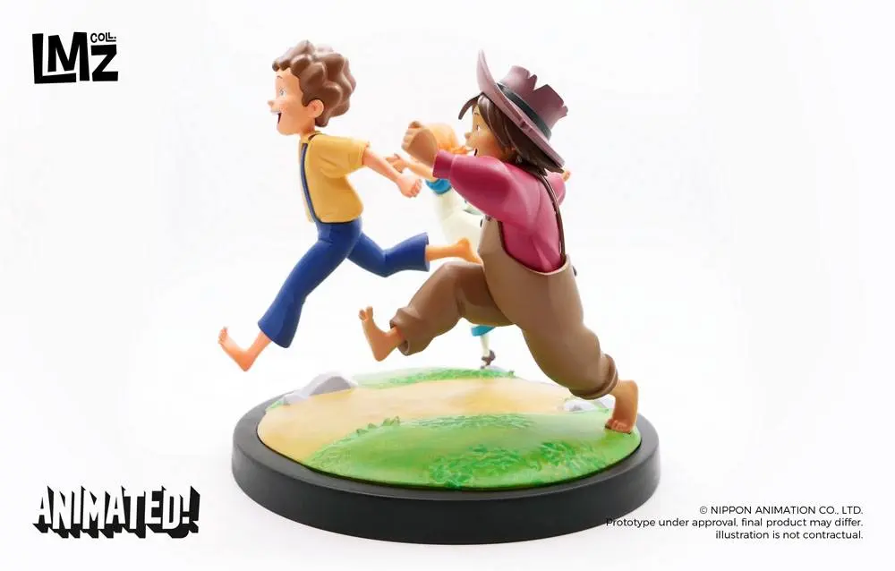The Adventures of Tom Sawyer Animated! Statua Tom, Huck & Becky 23 cm fotografija proizvoda
