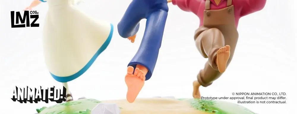 The Adventures of Tom Sawyer Animated! Statua Tom, Huck & Becky 23 cm fotografija proizvoda