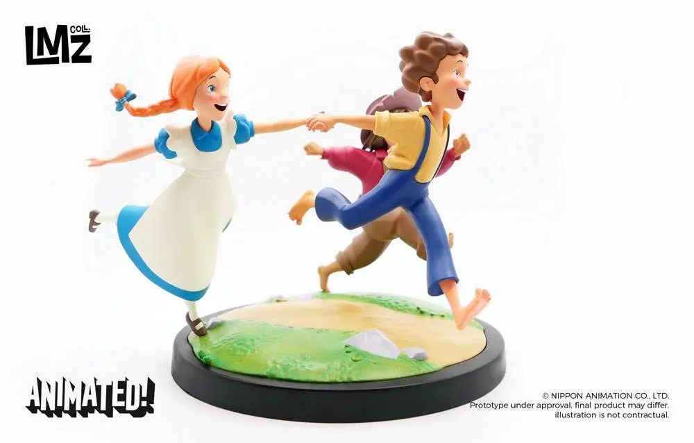 The Adventures of Tom Sawyer Animated! Statua Tom, Huck & Becky 23 cm fotografija proizvoda