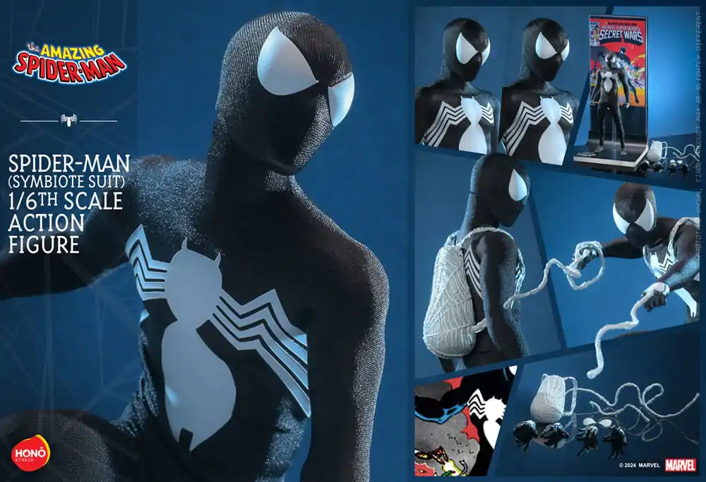 The Amazing Spider-Man akcijska figura 1/6 Spider-Man (Symbiote Suit) 30 cm fotografija proizvoda