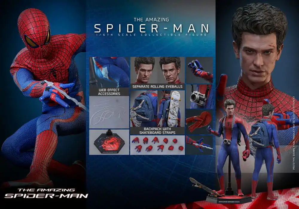 The Amazing Spider-Man Movie Masterpiece akcijska figura 1/6 Spider-Man 30 cm fotografija proizvoda