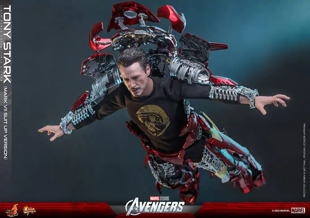 The Avengers Movie Masterpiece akcijska figura 1/6 Tony Stark (Mark VII Suit-Up Version) 31 cm fotografija proizvoda