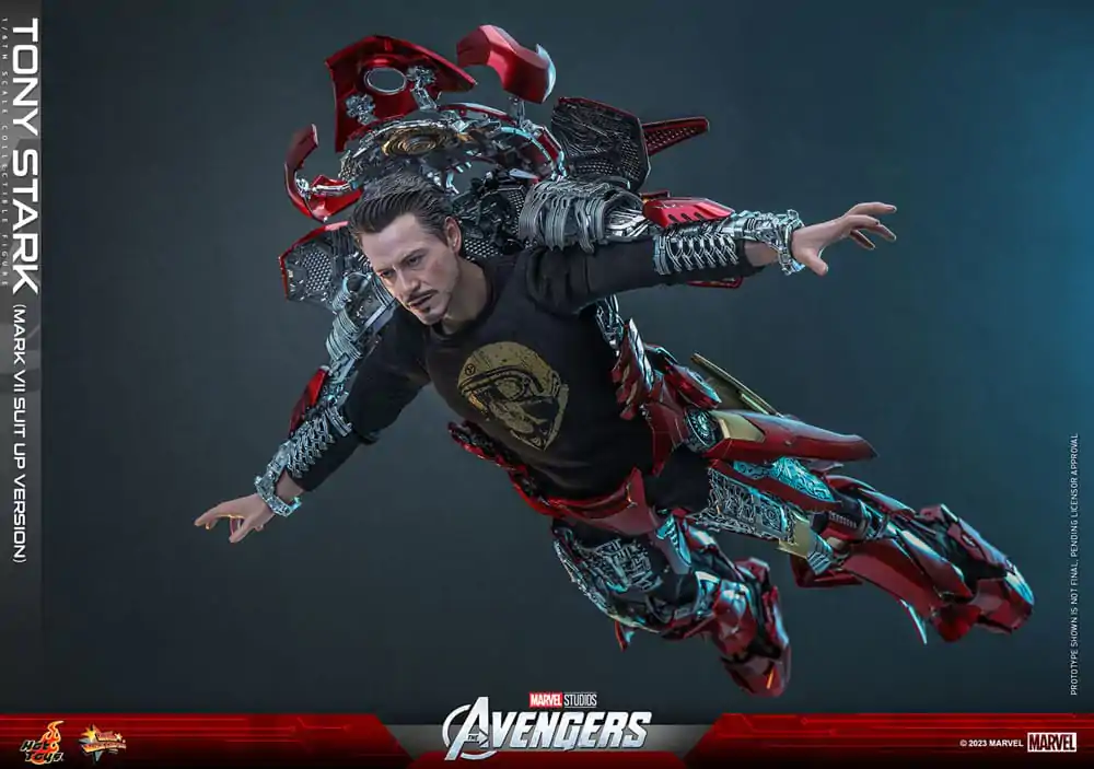 The Avengers Movie Masterpiece akcijska figura 1/6 Tony Stark (Mark VII Suit-Up Version) 31 cm fotografija proizvoda