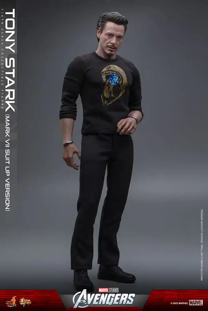 The Avengers Movie Masterpiece akcijska figura 1/6 Tony Stark (Mark VII Suit-Up Version) 31 cm fotografija proizvoda