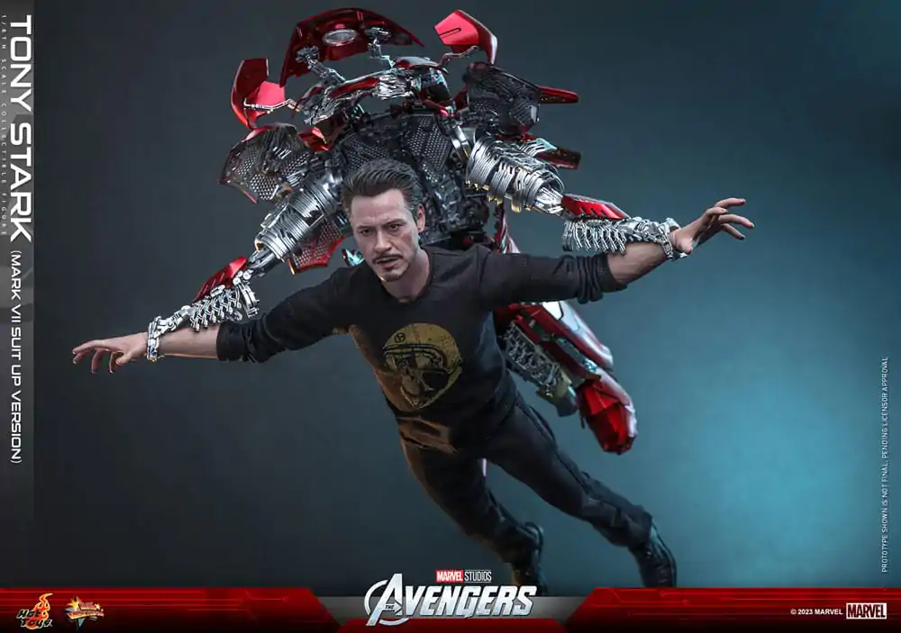 The Avengers Movie Masterpiece akcijska figura 1/6 Tony Stark (Mark VII Suit-Up Version) 31 cm fotografija proizvoda