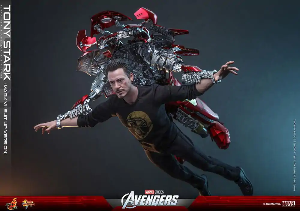The Avengers Movie Masterpiece akcijska figura 1/6 Tony Stark (Mark VII Suit-Up Version) 31 cm fotografija proizvoda