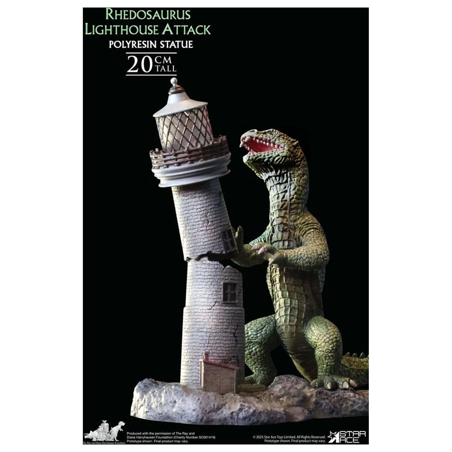 The Beast from 20,000 Fathoms kip od smole 1/8 Ray Harryhausens Rhedosaurus 20 cm fotografija proizvoda