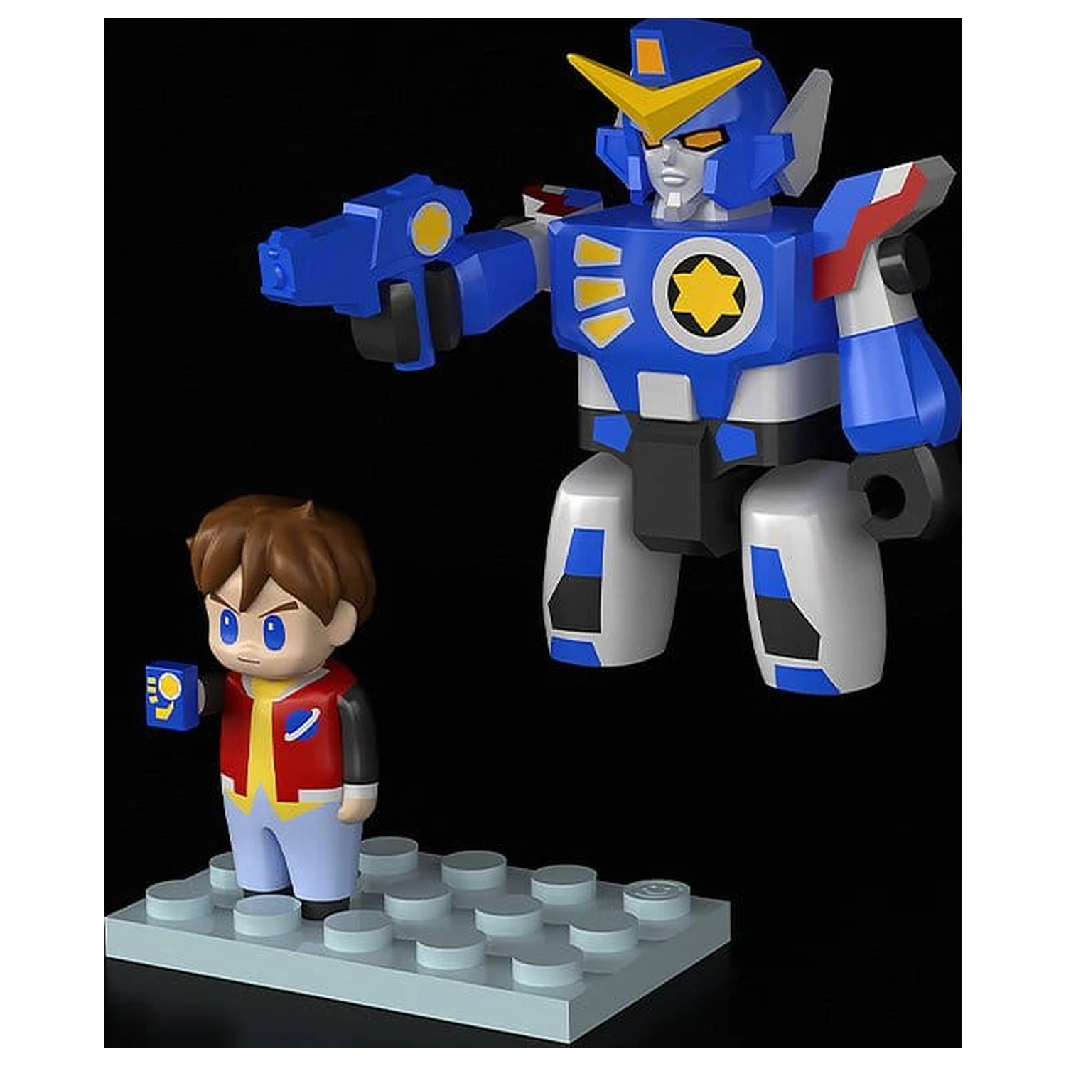 The Brave Fighter of Legend Da-Garn Brickroid Akcijske figure, pakiranje od 2, Da-Garn & Seiji Takasugi Set fotografija proizvoda