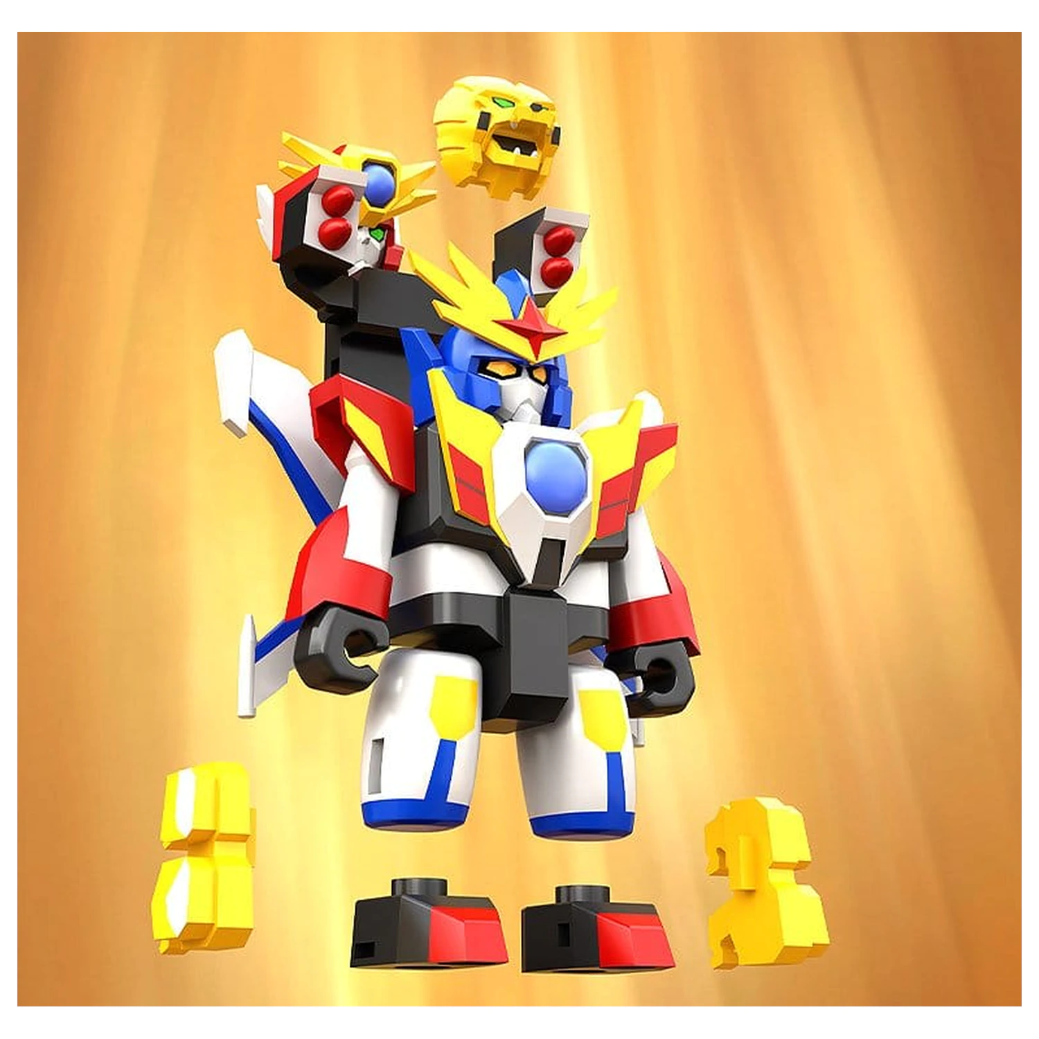 The Brave Fighter of Legend Da-Garn Brickroid Action Figure Da-Garn X 5 cm fotografija proizvoda