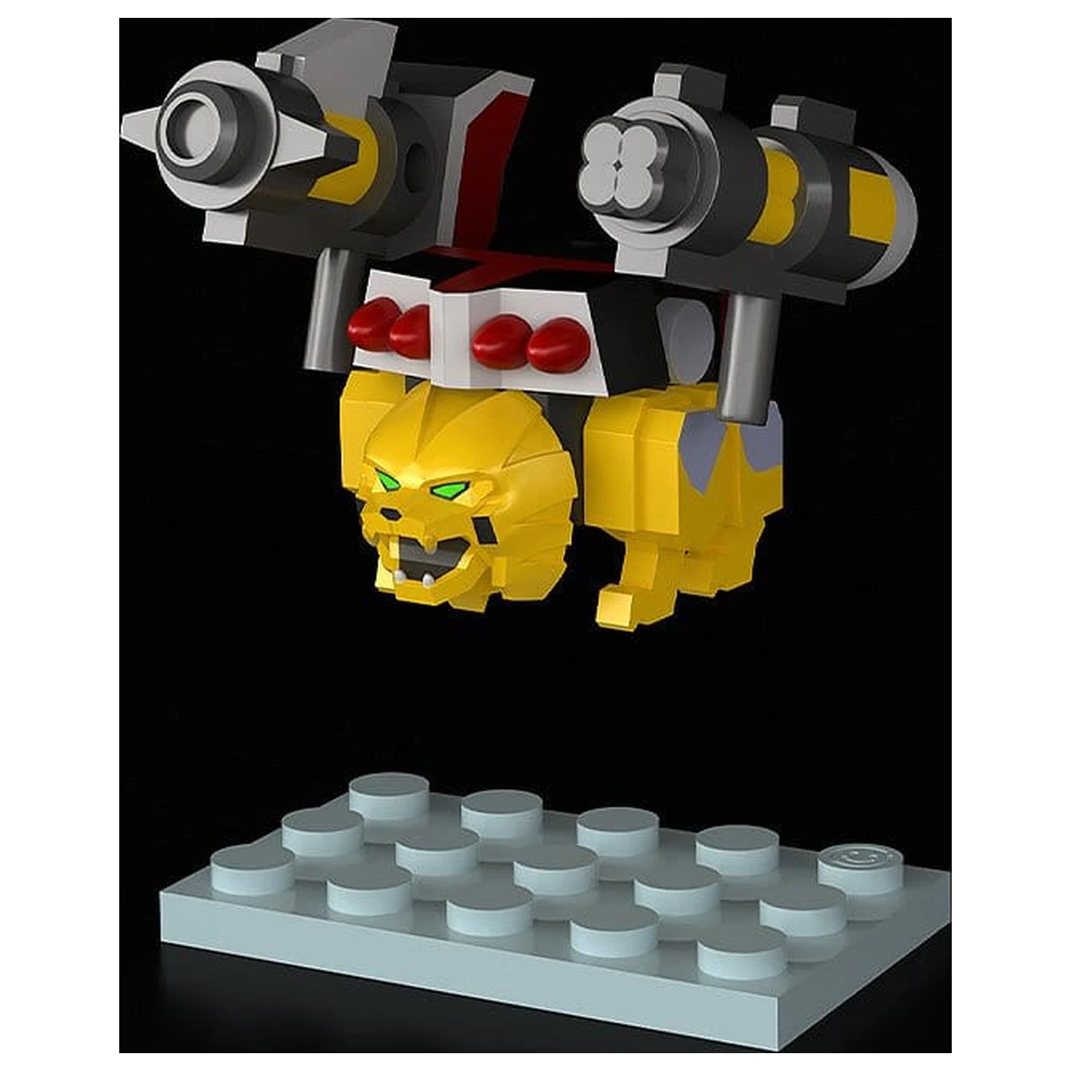 The Brave Fighter of Legend Da-Garn Brickroid Akcijska figura Ga-Orn (Animal Mode) 2 cm fotografija proizvoda