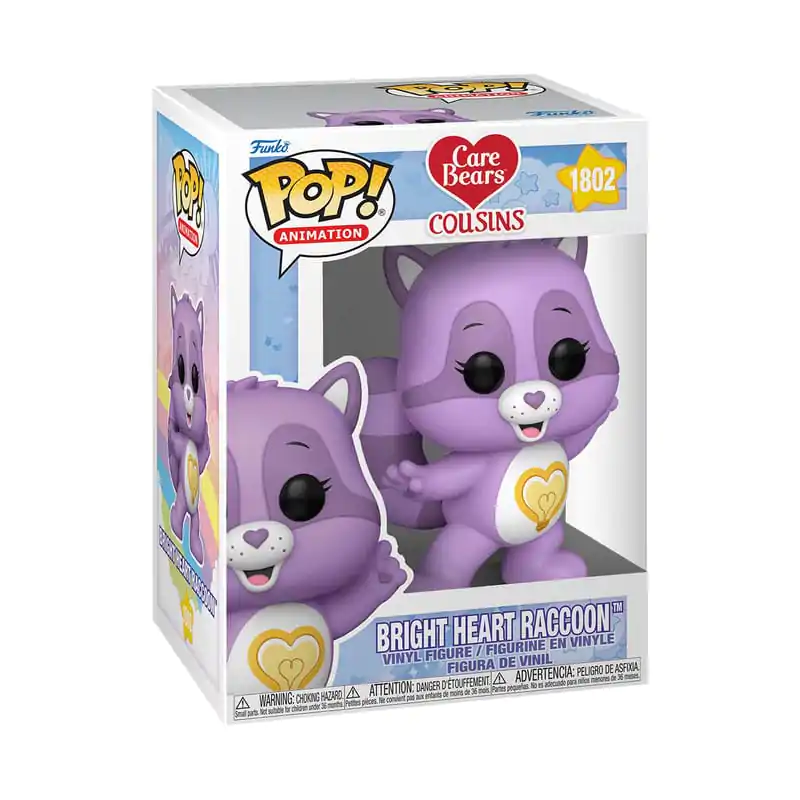 The Care Bears Funko POP! Animation Vinilna figura Bright Heart Raccoon 9 cm fotografija proizvoda