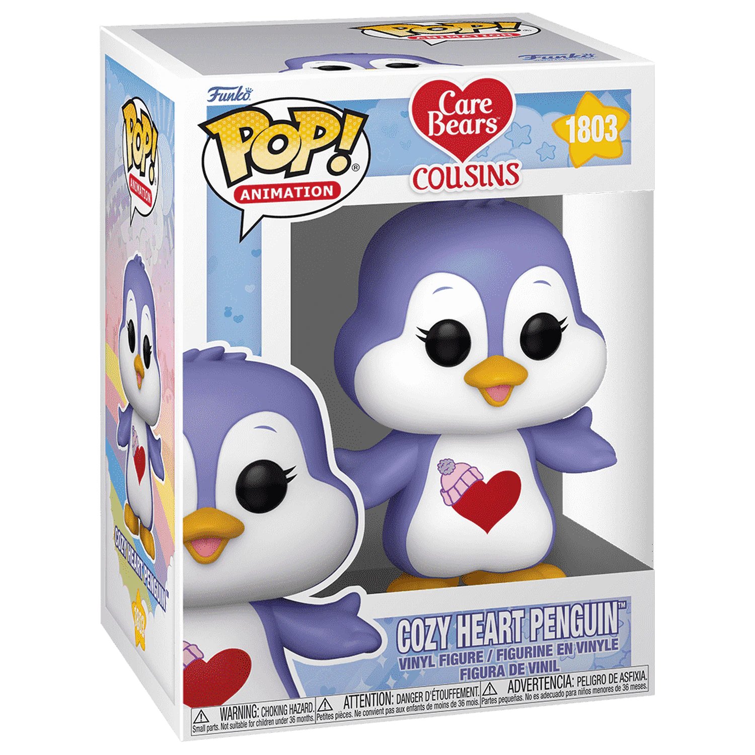 The Care Bears Funko POP! Animation vinilna figura Cozy Heart Penguin 9 cm fotografija proizvoda