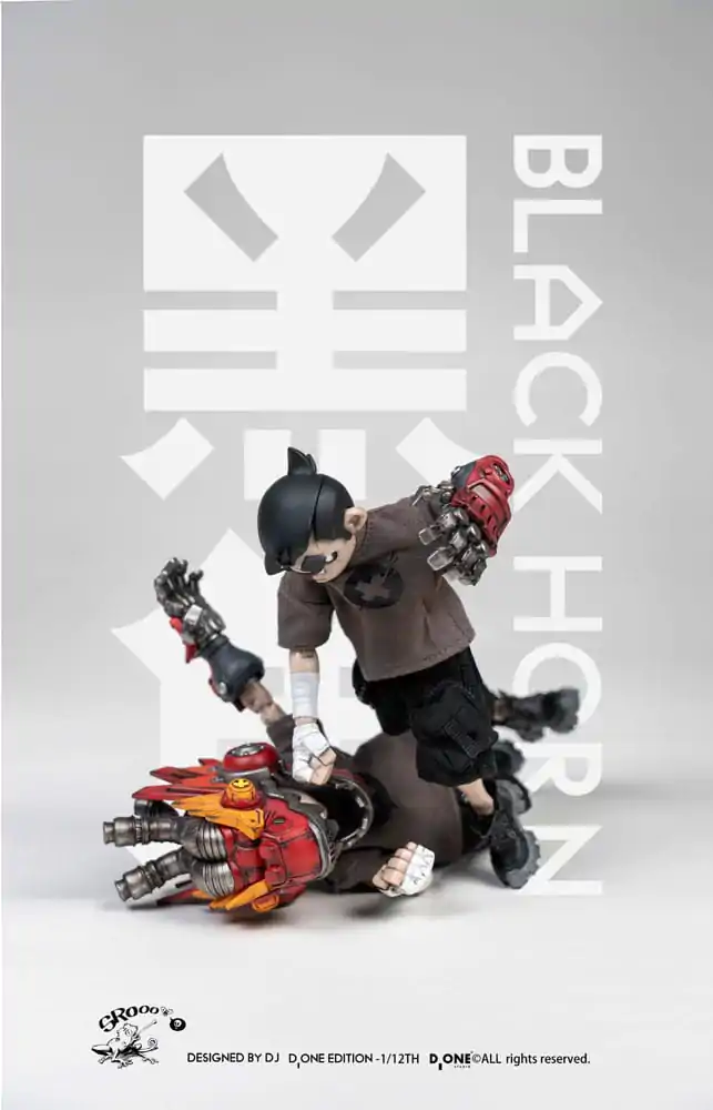 The Circle akcijska figura komplet 1/12 Black Horn Godina Zmaja Limited Edition 16 cm fotografija proizvoda