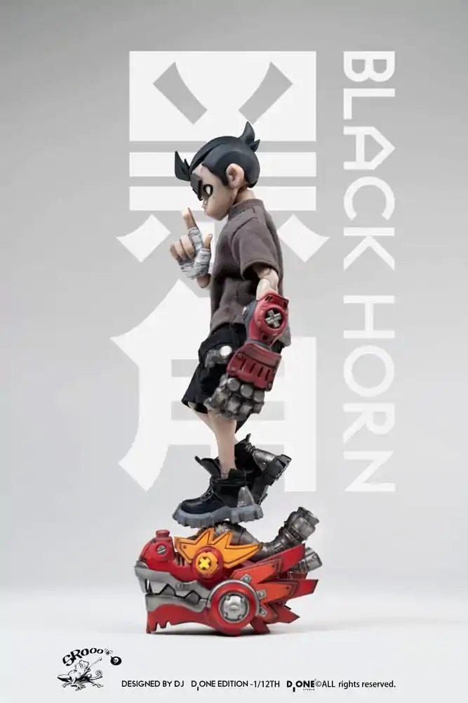 The Circle akcijska figura komplet 1/12 Black Horn Godina Zmaja Limited Edition 16 cm fotografija proizvoda