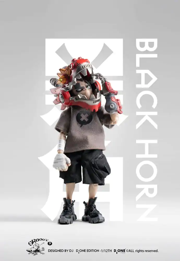 The Circle akcijska figura komplet 1/12 Black Horn Godina Zmaja Limited Edition 16 cm fotografija proizvoda