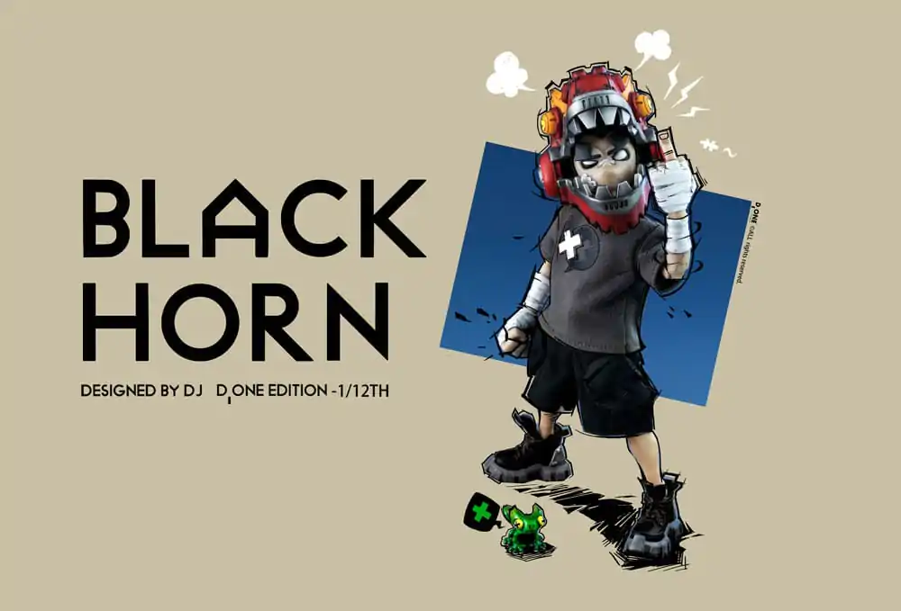 The Circle akcijska figura komplet 1/12 Black Horn Godina Zmaja Limited Edition 16 cm fotografija proizvoda