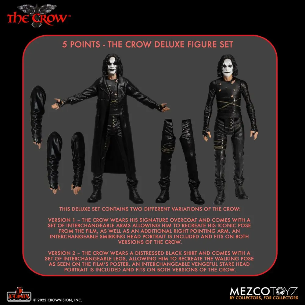 The Crow 5 Points The Crow Deluxe Set figura 9 cm fotografija proizvoda