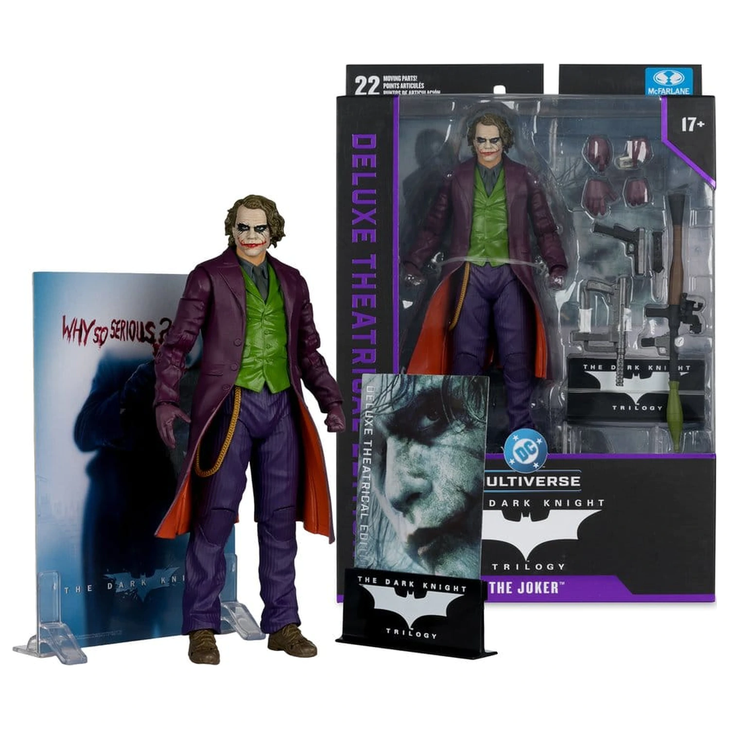The Dark Knight DC Multiverse Deluxe Theatrical Edition akcijska figura Joker 18 cm fotografija proizvoda