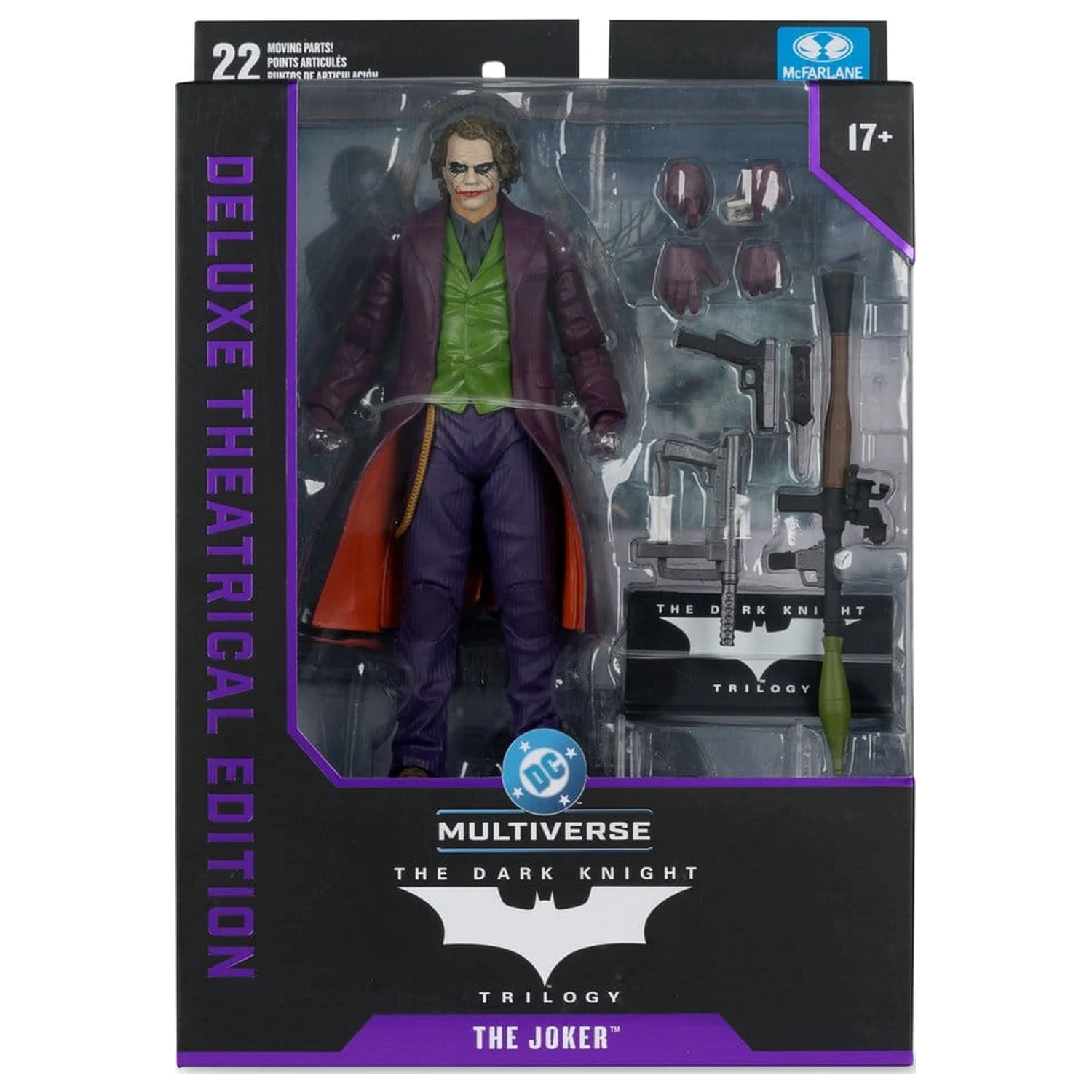 The Dark Knight DC Multiverse Deluxe Theatrical Edition akcijska figura Joker 18 cm fotografija proizvoda