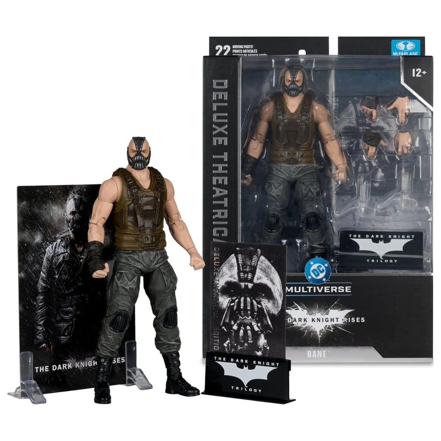 The Dark Knight Rises DC Multiverse Deluxe Theatrical Edition akcijska figura Bane 19 cm fotografija proizvoda
