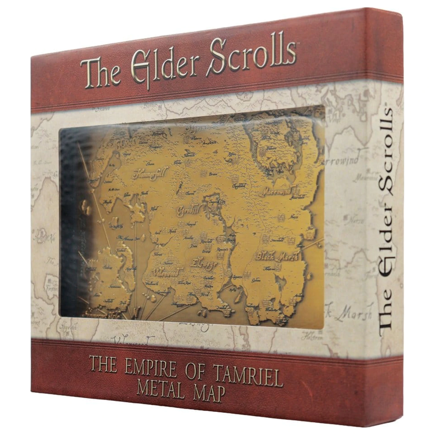 The Elder Scrolls Replika Metalna karta Tamriela Ograničeno izdanje 15 x 13 cm fotografija proizvoda