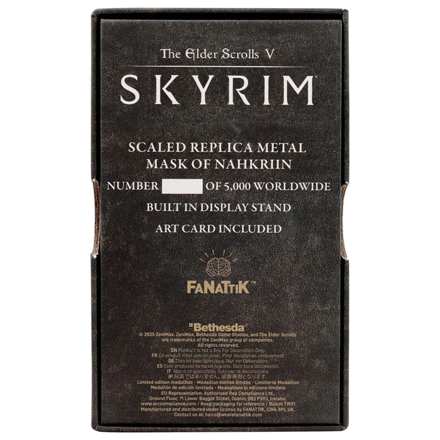 The Elder Scrolls V Replika Skyrim Nahkriin Maska zmajskog svećenika Ograničeno izdanje fotografija proizvoda