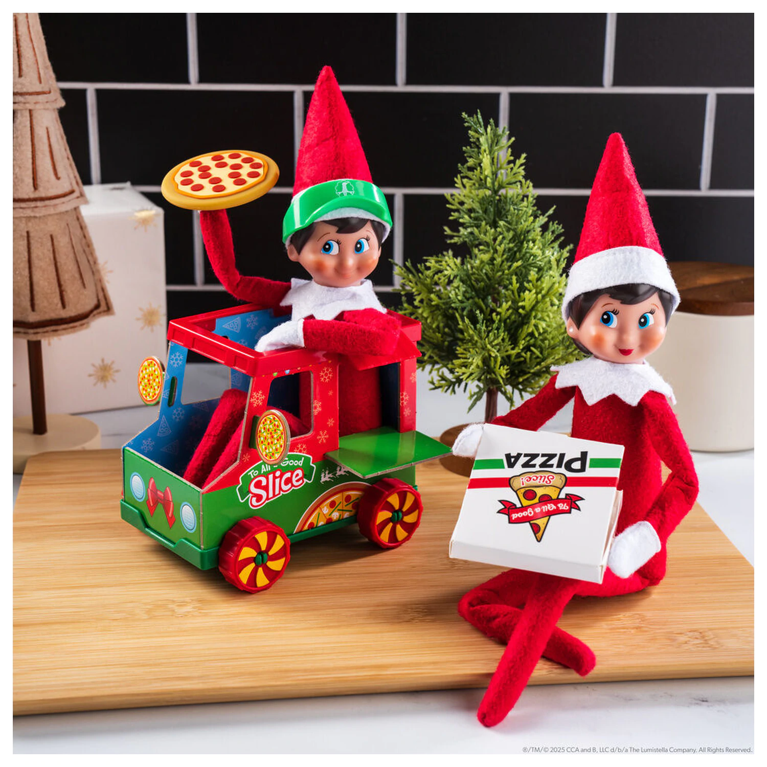 The Elf On the Shelf pribor za dostavu pizze fotografija proizvoda