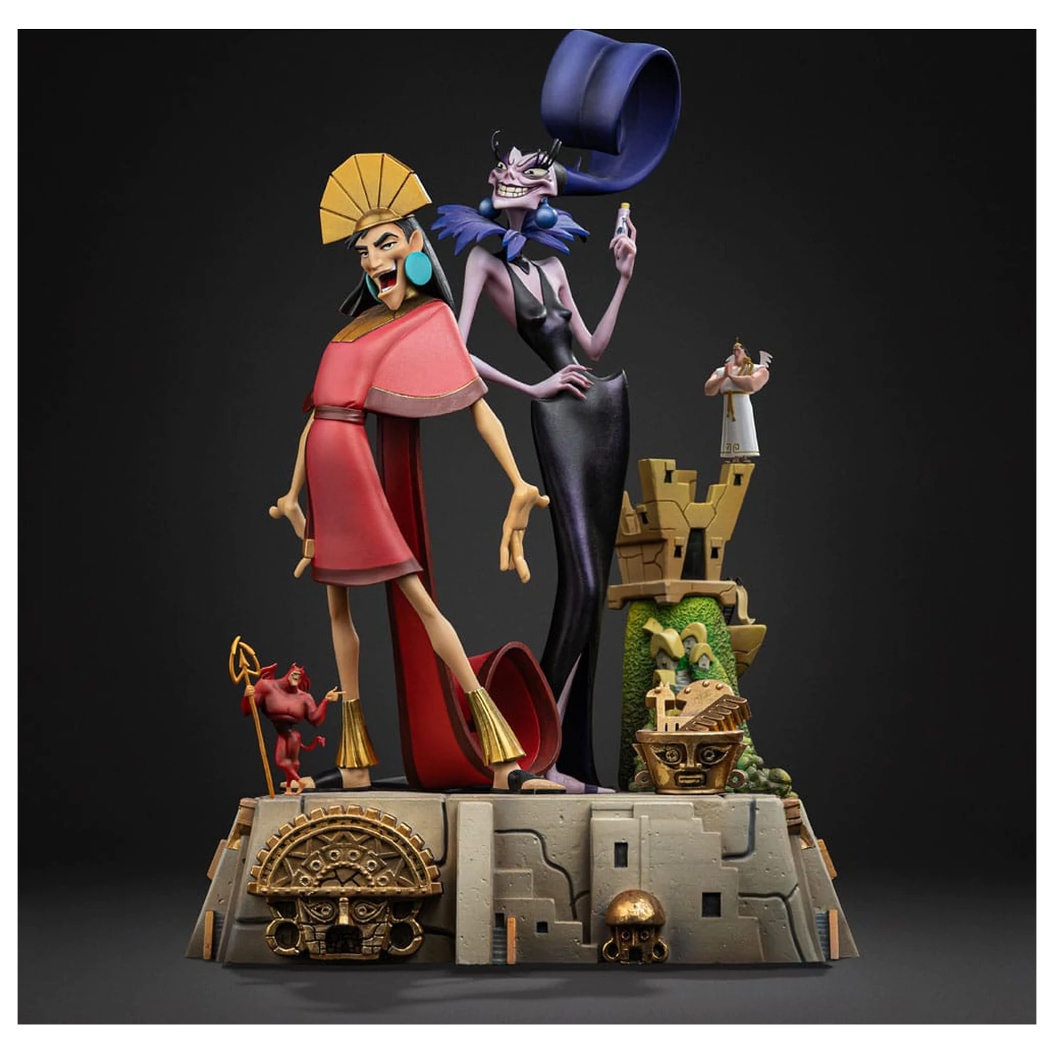 The Emperor's New Groove Deluxe Art Scale Statua 1/10 Kuzco & Yzma 28 cm fotografija proizvoda