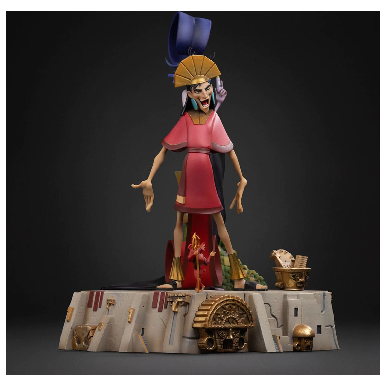 The Emperor's New Groove Deluxe Art Scale Statua 1/10 Kuzco & Yzma 28 cm fotografija proizvoda