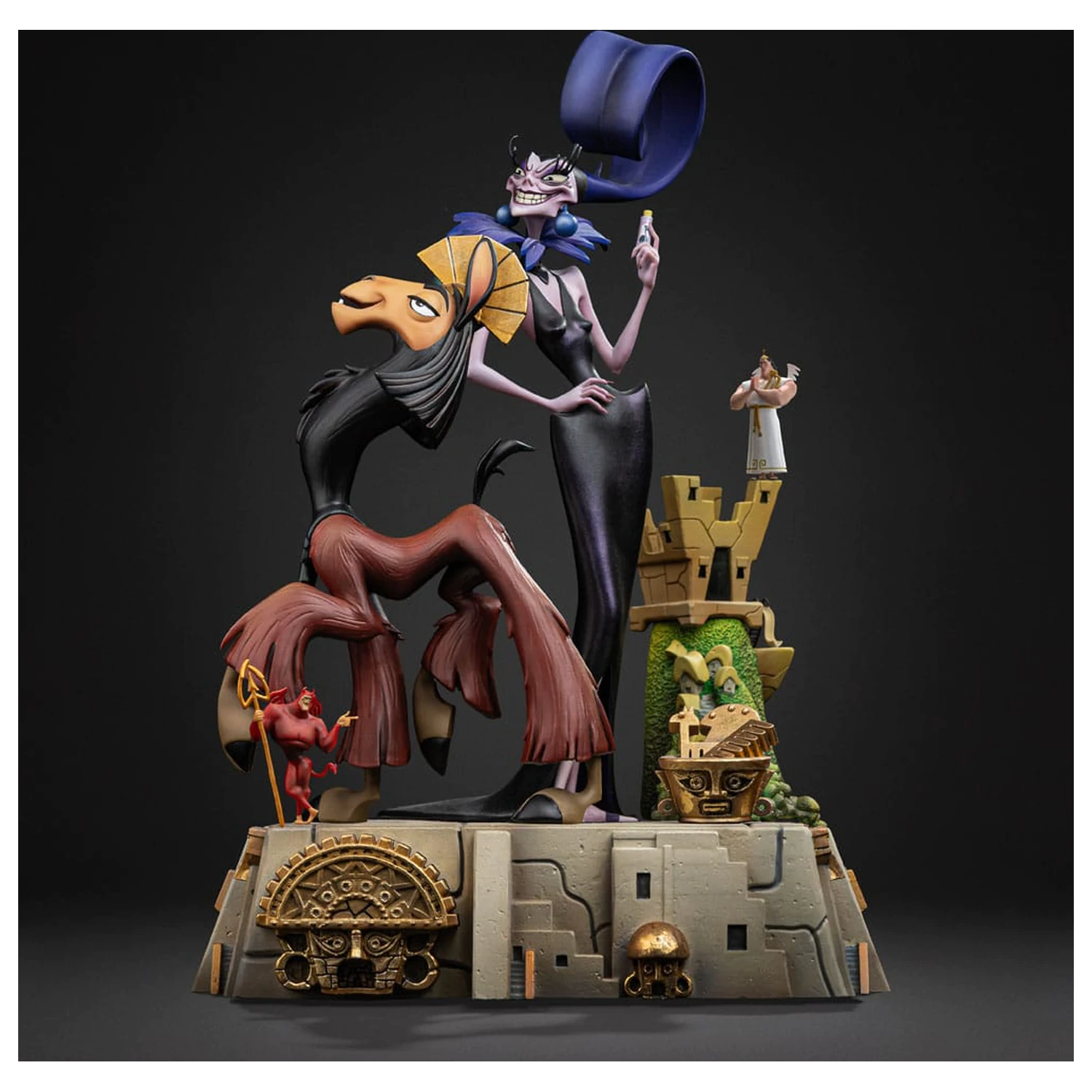The Emperor's New Groove Deluxe Art Scale Statua 1/10 Kuzco & Yzma 28 cm fotografija proizvoda
