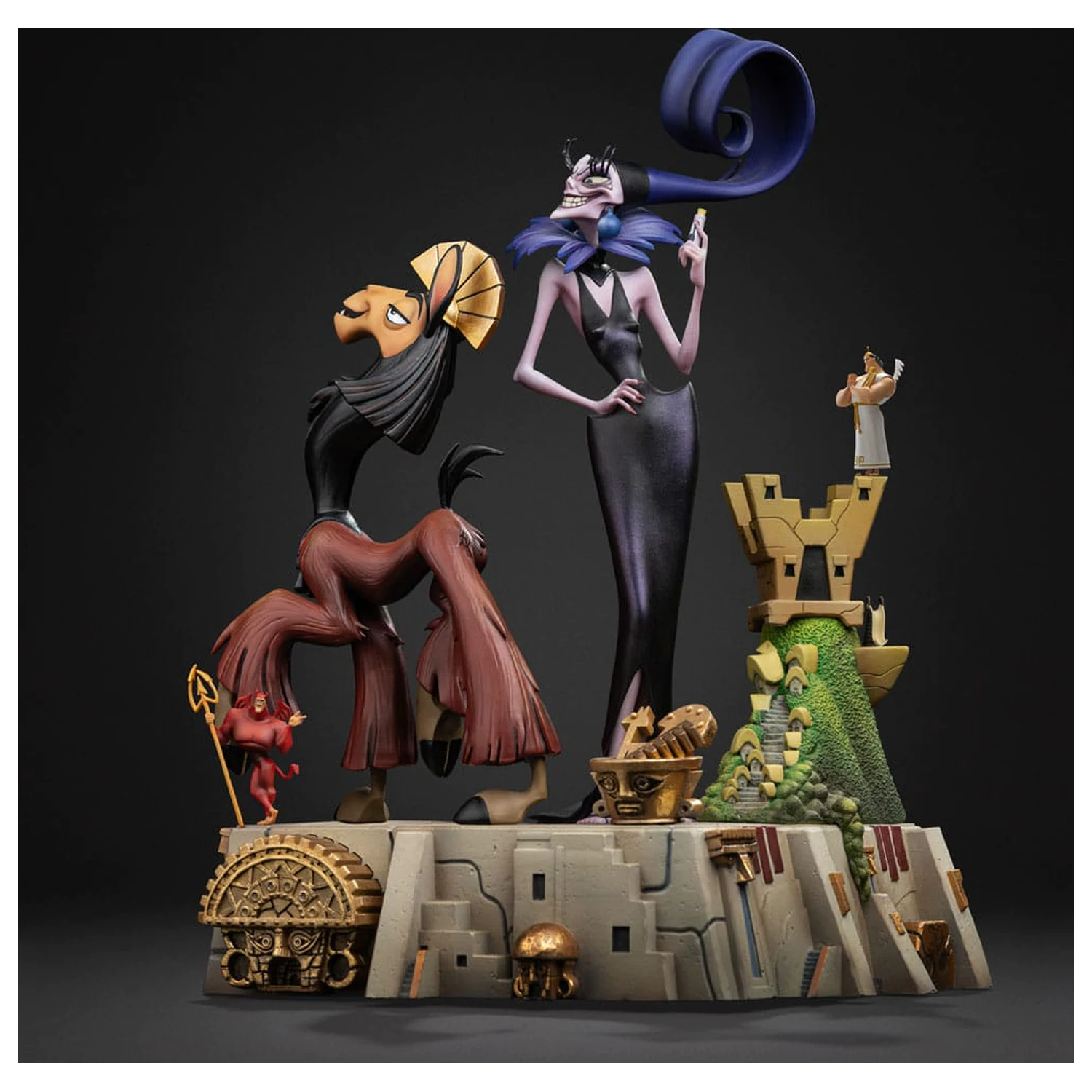 The Emperor's New Groove Deluxe Art Scale Statua 1/10 Kuzco & Yzma 28 cm fotografija proizvoda