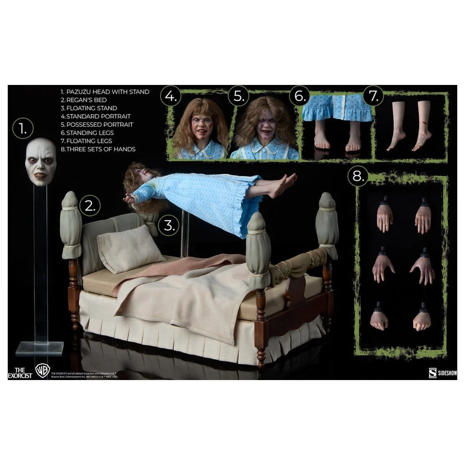 The Exorcist kolekcionarska figura 1/6 Regan MacNeil (Deluxe Edition) 23 cm fotografija proizvoda