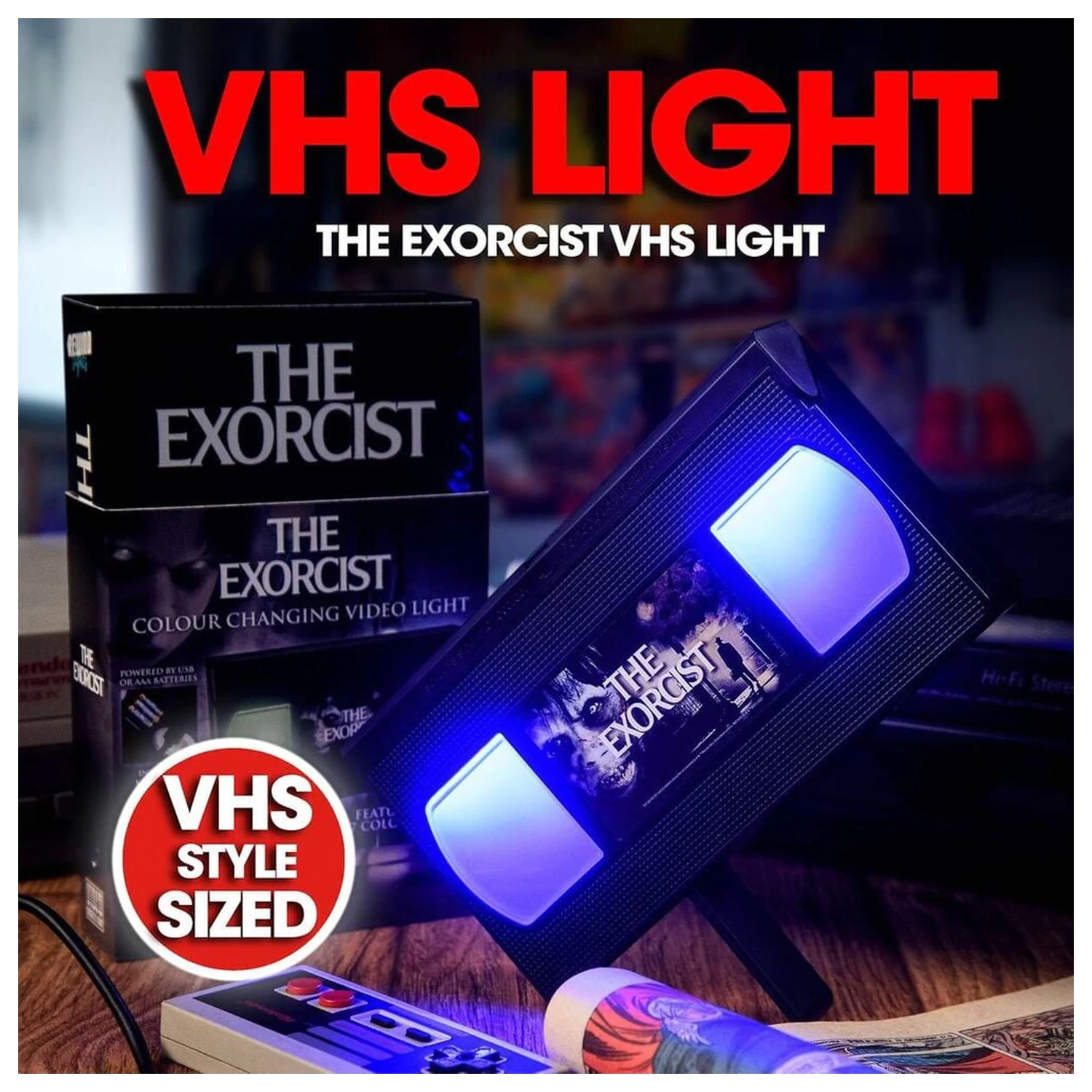 The Exorcist VHS lampa fotografija proizvoda