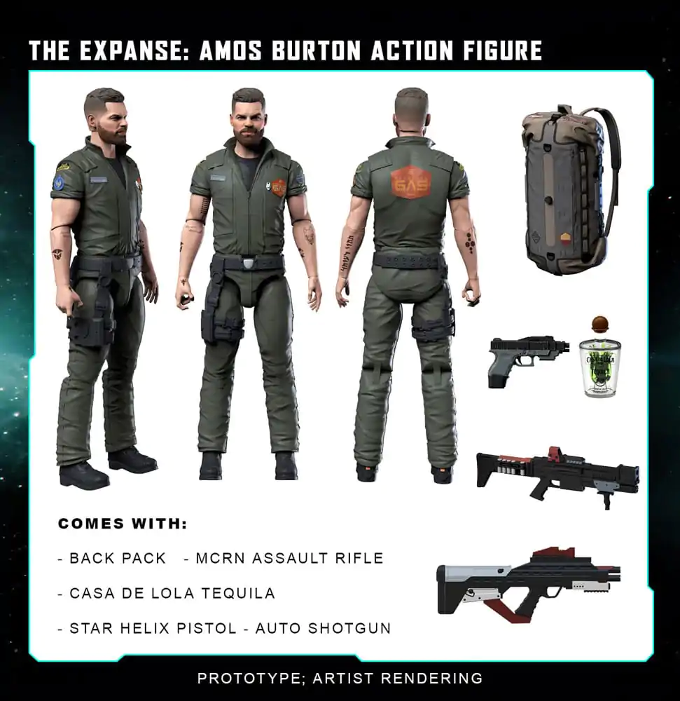 The Expanse akcijska figura Amos Burton 20 cm fotografija proizvoda