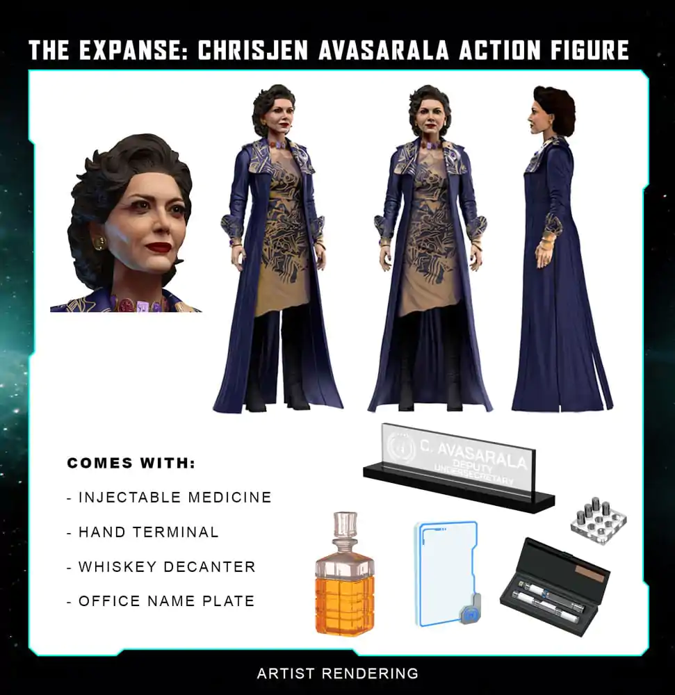The Expanse Akcijska figura Chrisjen Avasarala 20 cm fotografija proizvoda