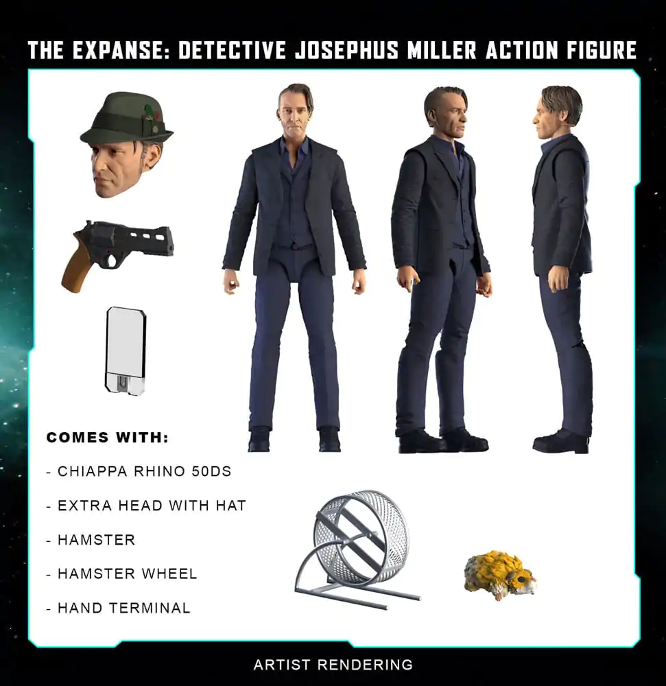 The Expanse akcijska figura detektiv Josephus Miller 20 cm fotografija proizvoda