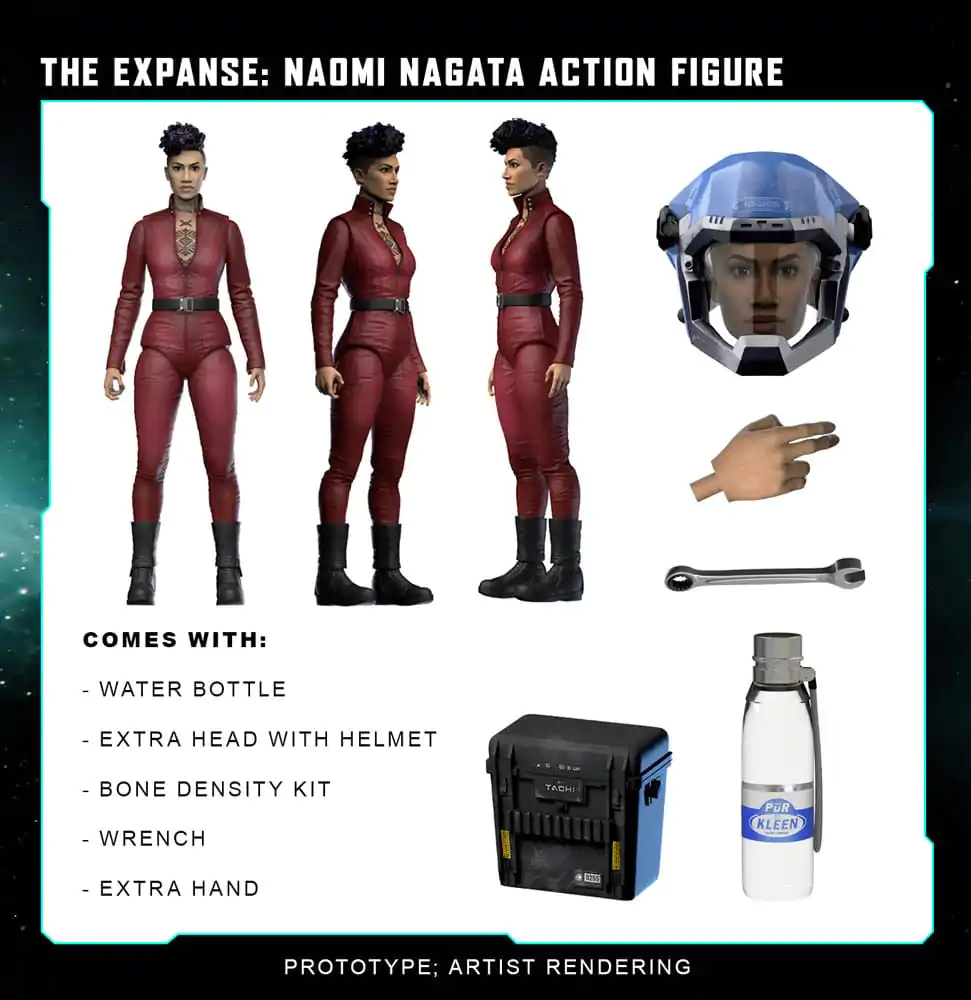 The Expanse akcijska figura Naomi Nagata 20 cm fotografija proizvoda