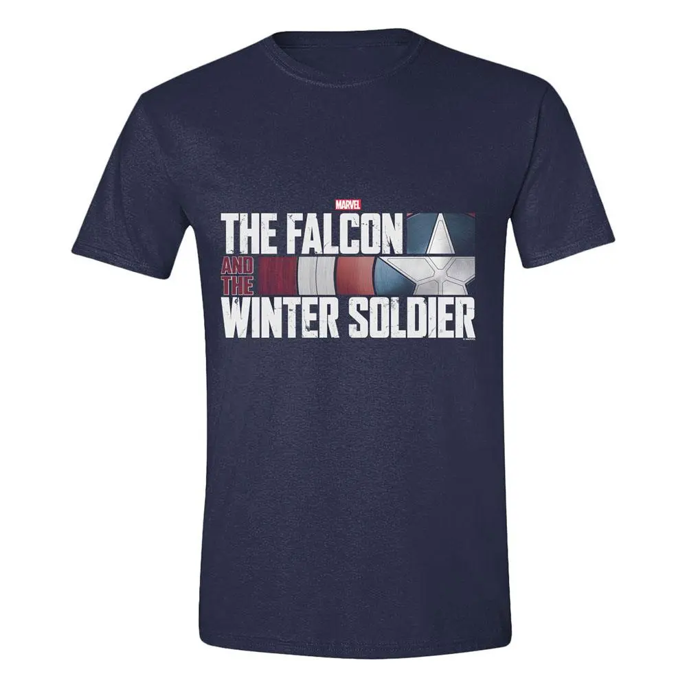 The Falcon and the Winter Soldier Action HR Logo Navy majica fotografija proizvoda