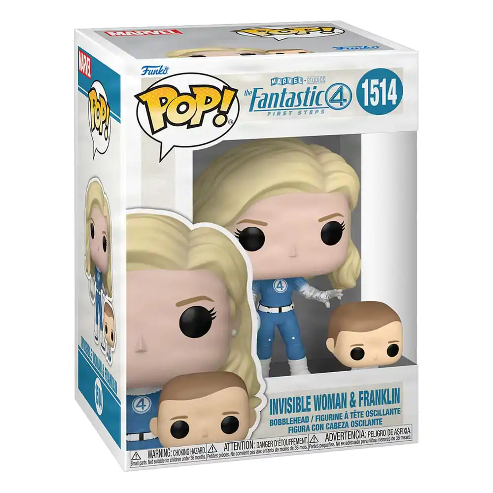 The Fantastic Four: First Steps Funko POP! & Buddy Marvel Vinilna Figura Nevidljiva Žena & Franklin 9 cm fotografija proizvoda