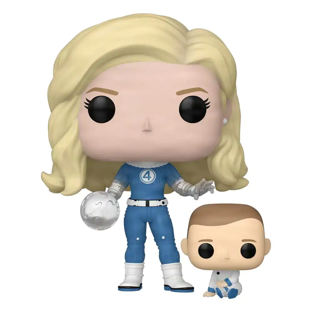 The Fantastic Four: First Steps Funko POP! & Buddy Marvel Vinilna Figura Nevidljiva Žena & Franklin 9 cm fotografija proizvoda