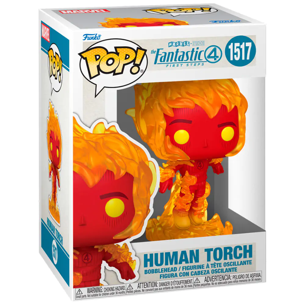 The Fantastic Four: First Steps Funko POP! Marvel Vinyl figura Human Torch 9 cm fotografija proizvoda