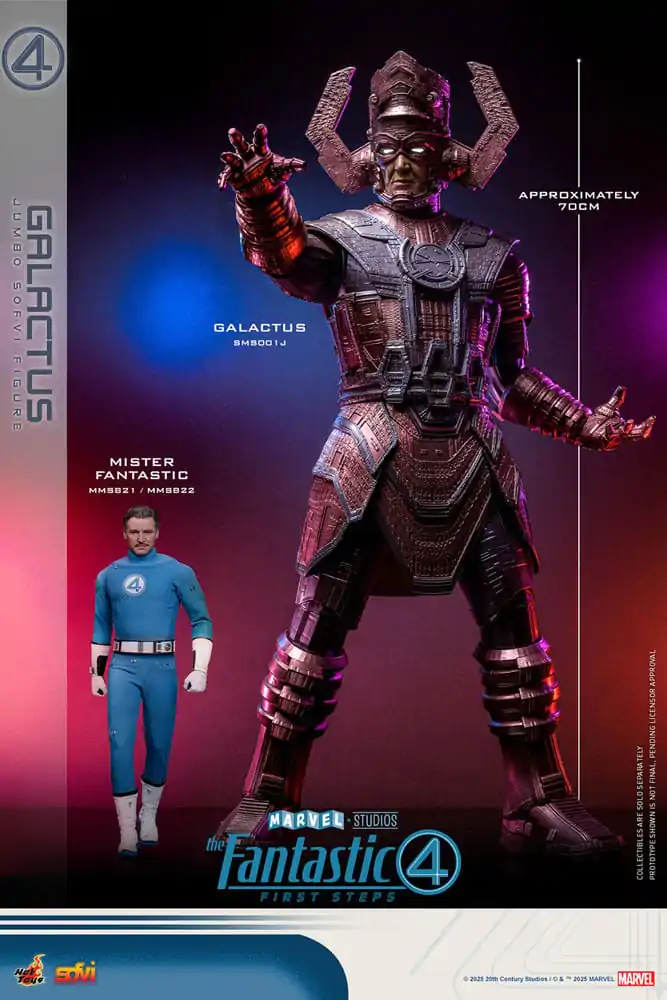 The Fantastic Four: First Steps Jumbo Sofvi Masterpiece Vinyl figura Galactus 70 cm fotografija proizvoda