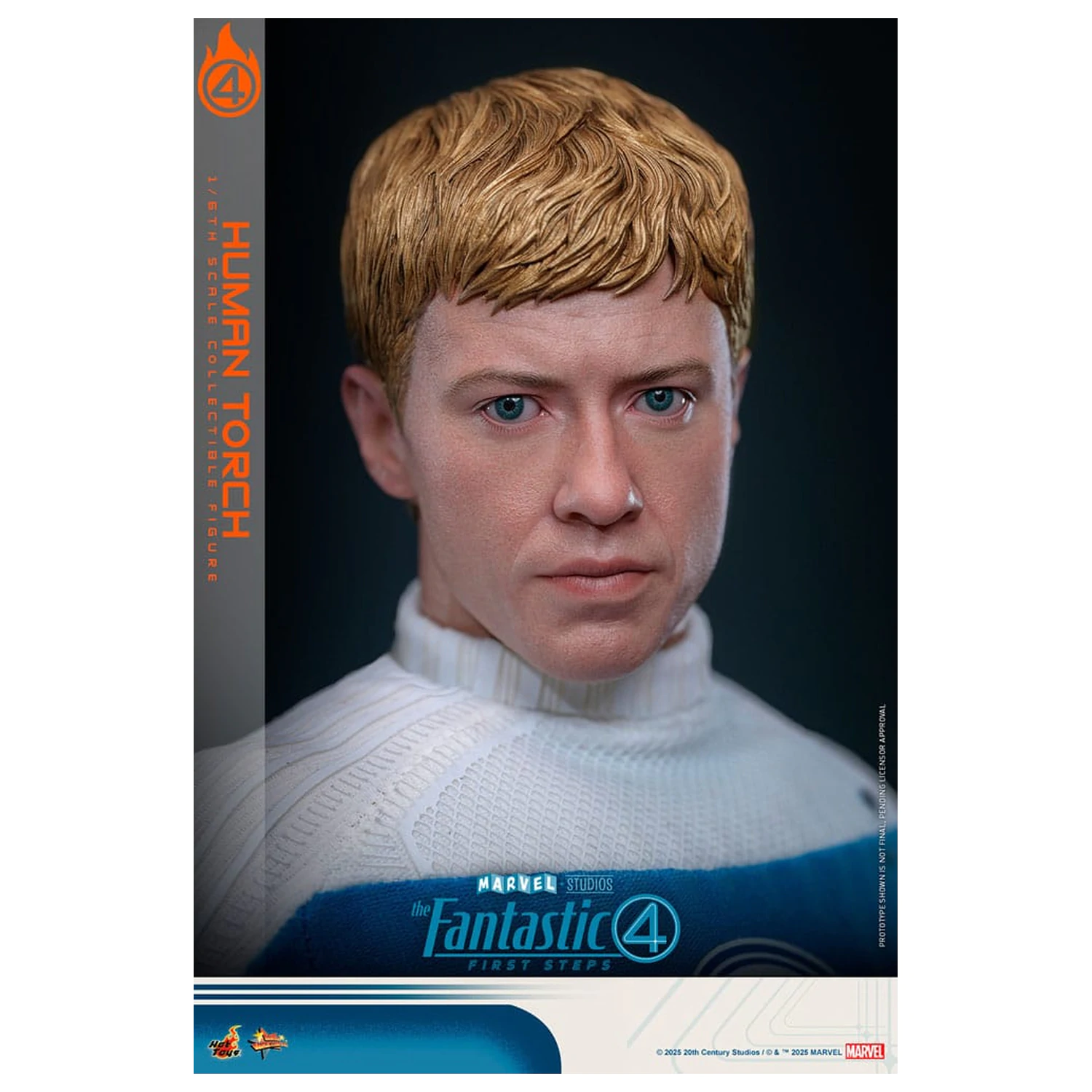 The Fantastic Four: First Steps Movie Masterpiece akcijska figura 1/6 Human Torch 30 cm fotografija proizvoda