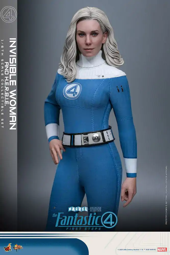 The Fantastic Four: First Steps Movie Masterpiece Figurica 2-pak 1/6 Invisible Woman & H.E.R.B.I.E. 28 cm fotografija proizvoda