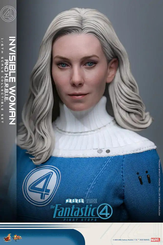 The Fantastic Four: First Steps Movie Masterpiece Figurica 2-pak 1/6 Invisible Woman & H.E.R.B.I.E. 28 cm fotografija proizvoda