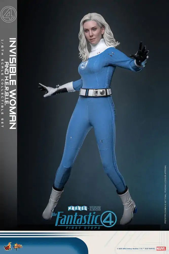 The Fantastic Four: First Steps Movie Masterpiece Figurica 2-pak 1/6 Invisible Woman & H.E.R.B.I.E. 28 cm fotografija proizvoda