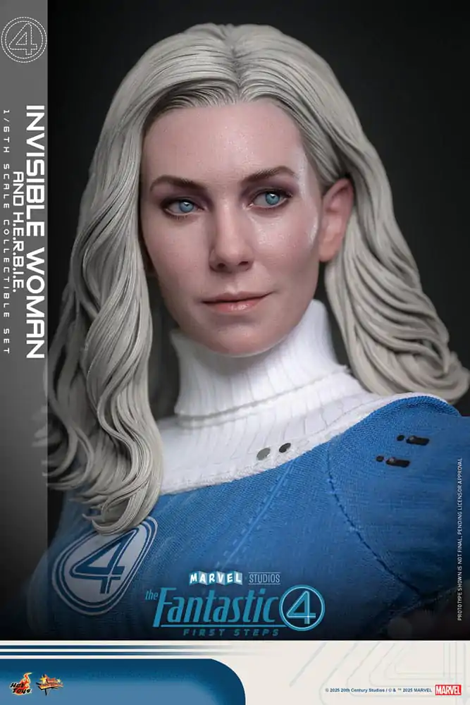 The Fantastic Four: First Steps Movie Masterpiece Figurica 2-pak 1/6 Invisible Woman & H.E.R.B.I.E. 28 cm fotografija proizvoda