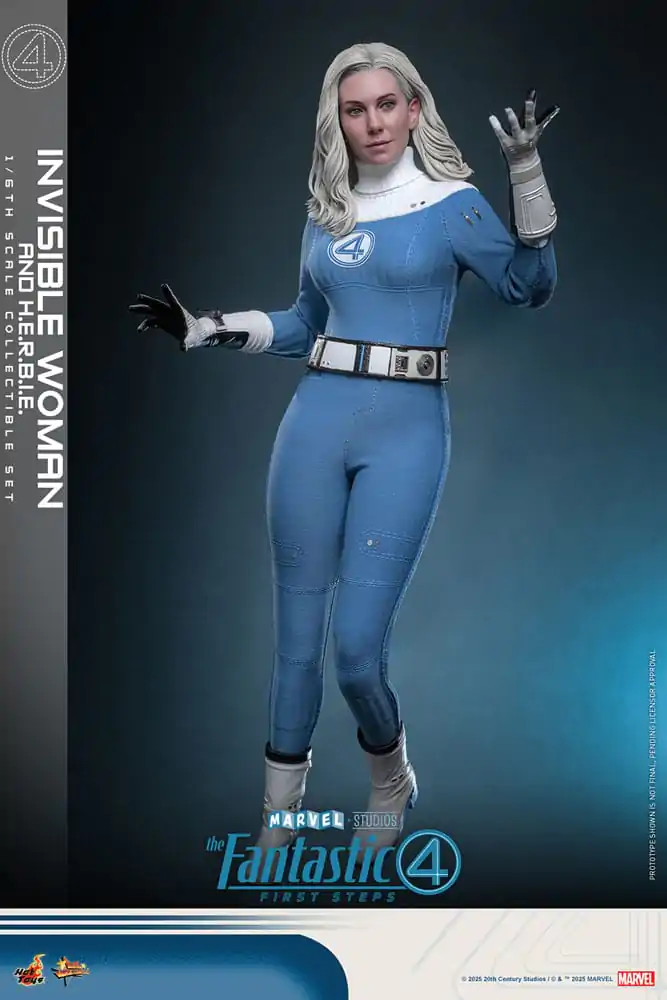The Fantastic Four: First Steps Movie Masterpiece Figurica 2-pak 1/6 Invisible Woman & H.E.R.B.I.E. 28 cm fotografija proizvoda